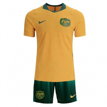 Billige Fotballdrakt Australia Replika Hjemmedraktsett Barn VM 2026 Kortermet (med bukser)